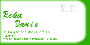 reka danis business card